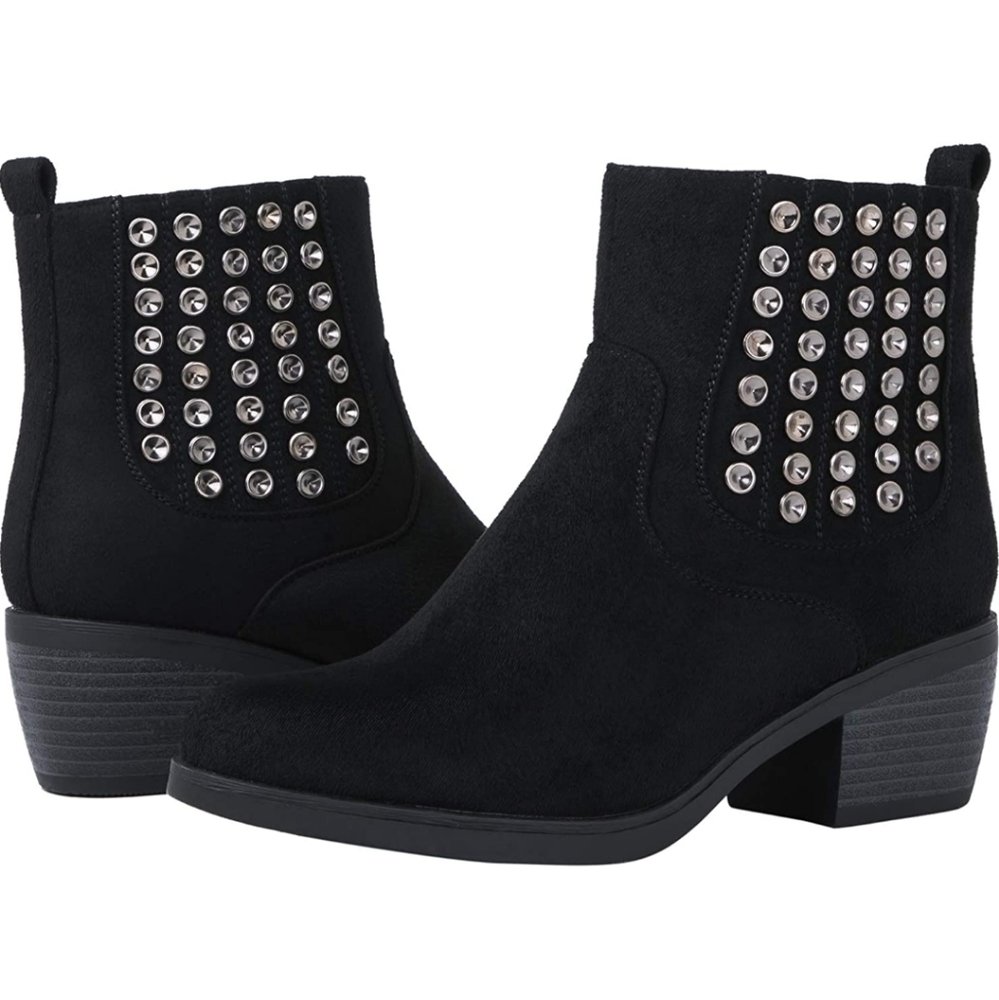GLOBALWIN Women's Stud Fashion Boots